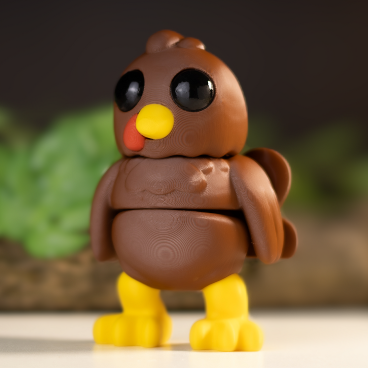 Tiny Turkey Flexi Toy
