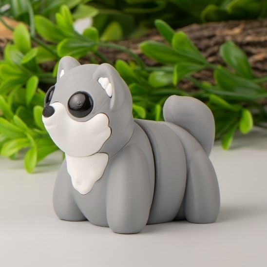 Baby Wolf Flexi Toy